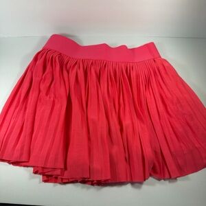 Womens/Juniors Size Small 3-5 Pink Pleated Mini Skirt Skort